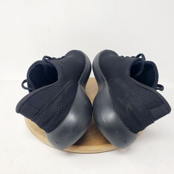 Kizik Shoes Womens 6.5‎ WIDE Madrid Eco Knit Black Sneakers Hands Free Slip On - Picture 9 of 13